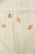 Photo18: P0901L Vintage Japanese kimono White JUBAN undergarment for women / Silk., There is and impression of use. (Grade C) (18)