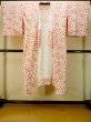 Photo1: Mint P0901M Vintage Japanese kimono White JUBAN undergarment for women / Silk. MOMIJI maple leaf (Grade A) (1)