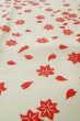 Photo7: Mint P0901M Vintage Japanese kimono White JUBAN undergarment for women / Silk. MOMIJI maple leaf (Grade A) (7)
