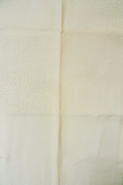 Photo4: Mint P0901N Vintage Japanese kimono White JUBAN undergarment for women / Silk. (Grade A) (4)