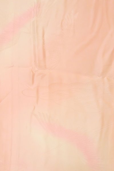 Photo4: P0901O Vintage Japanese kimono Light Pink JUBAN undergarment for women / Silk., There is and impression of use. (Grade C) (4)