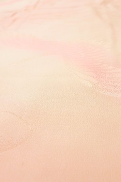 Photo8: P0901O Vintage Japanese kimono Light Pink JUBAN undergarment for women / Silk., There is and impression of use. (Grade C) (8)