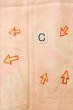 Photo16: P0901O Vintage Japanese kimono Light Pink JUBAN undergarment for women / Silk., There is and impression of use. (Grade C) (16)