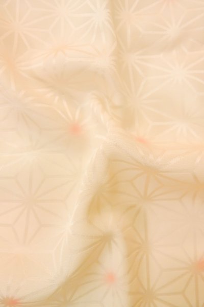 Photo12: P0901P Vintage Japanese kimono Pale Pink JUBAN undergarment for women / Silk., More damages (Grade C) (12)
