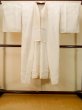 Photo1: P0901R Vintage Japanese kimono White JUBAN undergarment for women / Silk. (Grade B) (1)