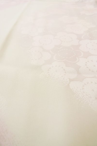 Photo8: P0901S Vintage Japanese kimono Pale Light Purple JUBAN undergarment for women / Silk. (Grade C) (8)