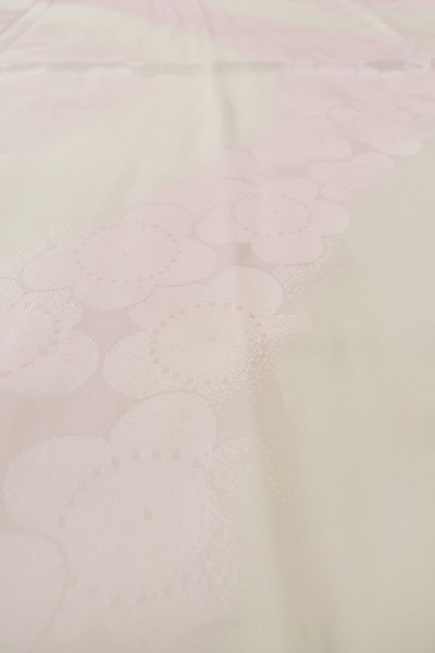 Photo9: P0901S Vintage Japanese kimono Pale Light Purple JUBAN undergarment for women / Silk. (Grade C) (9)