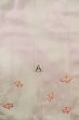 Photo14: P0901S Vintage Japanese kimono Pale Light Purple JUBAN undergarment for women / Silk. (Grade C) (14)