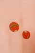 Photo5: Mint P0901T Vintage Japanese kimono Pale Pink JUBAN undergarment for women / Silk., Japanese traditional ball pattern (Grade A) (5)