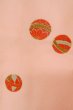 Photo6: Mint P0901T Vintage Japanese kimono Pale Pink JUBAN undergarment for women / Silk., Japanese traditional ball pattern (Grade A) (6)