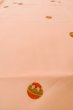 Photo9: Mint P0901T Vintage Japanese kimono Pale Pink JUBAN undergarment for women / Silk., Japanese traditional ball pattern (Grade A) (9)