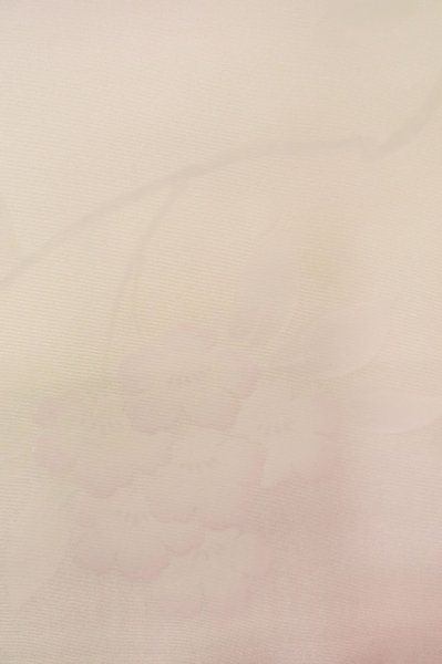 Photo5: P0901U Vintage Japanese kimono Pale Wisteria JUBAN undergarment for women / Silk. SAKURA cherry blossom (Grade B) (5)