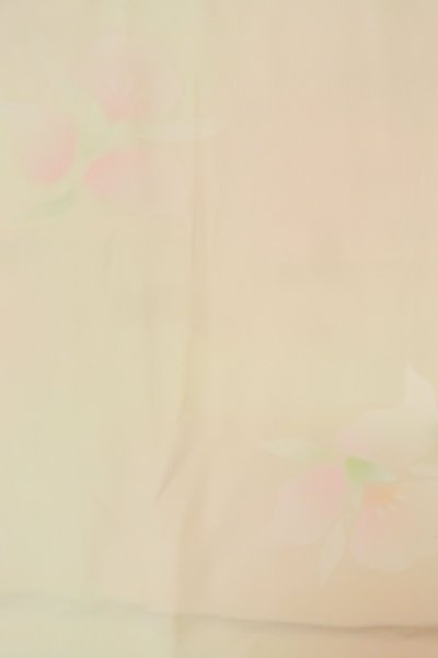 Photo3: P0901V Vintage Japanese kimono Pale Pink JUBAN undergarment for women / Silk. Cattleya (Grade B) (3)