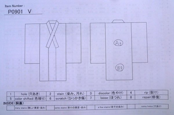 Photo13: P0901V Vintage Japanese kimono Pale Pink JUBAN undergarment for women / Silk. Cattleya (Grade B) (13)