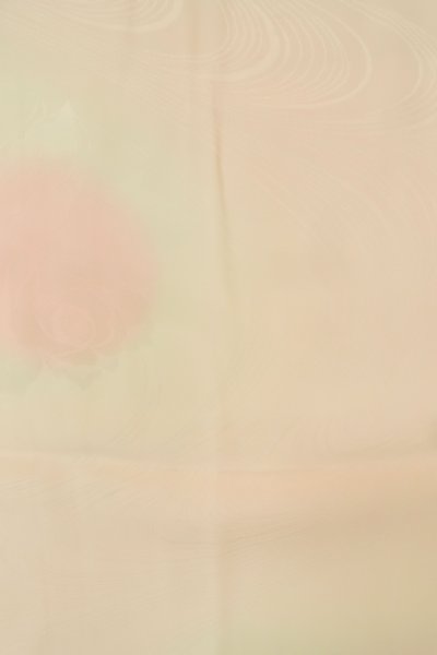Photo3: P0901W Vintage Japanese kimono Pale Pink JUBAN undergarment for women / Silk., More damages (Grade B) (3)