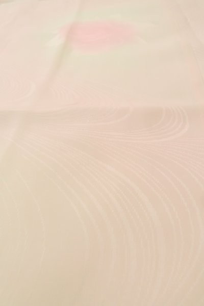 Photo9: P0901W Vintage Japanese kimono Pale Pink JUBAN undergarment for women / Silk., More damages (Grade B) (9)