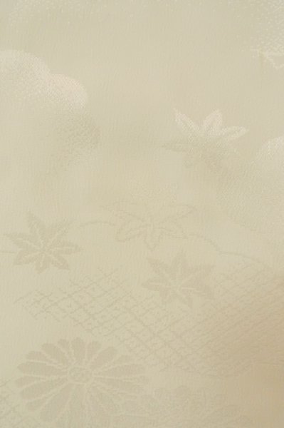 Photo6: P0901X Vintage Japanese kimono White JUBAN undergarment for women / Synthetic. (Grade B) (6)