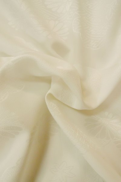 Photo12: P0901X Vintage Japanese kimono White JUBAN undergarment for women / Synthetic. (Grade B) (12)