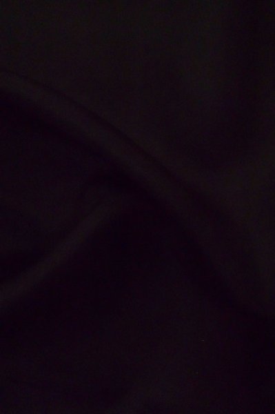Photo7: P0902A Vintage Japanese kimono Black MONTSUKI crests for women / Silk., There are stains. (Grade D) (7)