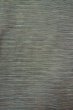 Photo3: P0916A Vintage Japanese kimono Grayish Light Blue ORI woven for women / Wool. Stripes (Grade C) (3)