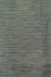 Photo4: P0916A Vintage Japanese kimono Grayish Light Blue ORI woven for women / Wool. Stripes (Grade C) (4)