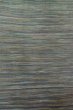 Photo5: P0916A Vintage Japanese kimono Grayish Light Blue ORI woven for women / Wool. Stripes (Grade C) (5)