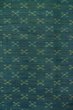 Photo4: P0916B Vintage Japanese kimono Dark Grayish Teal HITOE unlined for women / Wool. Stripes (Grade B) (4)