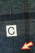 Photo16: P0916F Vintage Japanese kimono Gray HITOE unlined for women / Wool. Plaid Checks (Grade B) (16)