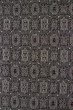 Photo4: Mint P0916J Vintage Japanese kimono Black HITOE unlined for women / Wool. Abstract pattern (Grade A) (4)