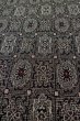 Photo8: Mint P0916J Vintage Japanese kimono Black HITOE unlined for women / Wool. Abstract pattern (Grade A) (8)