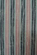 Photo6: P0916K Vintage Japanese kimono Pale Grayish Pink HITOE unlined for women / Wool. Stripes, There are stains and impression of use. (Grade D) (6)