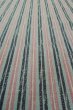 Photo7: P0916K Vintage Japanese kimono Pale Grayish Pink HITOE unlined for women / Wool. Stripes, There are stains and impression of use. (Grade D) (7)