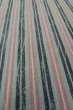 Photo8: P0916K Vintage Japanese kimono Pale Grayish Pink HITOE unlined for women / Wool. Stripes, There are stains and impression of use. (Grade D) (8)