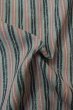 Photo10: P0916K Vintage Japanese kimono Pale Grayish Pink HITOE unlined for women / Wool. Stripes, There are stains and impression of use. (Grade D) (10)