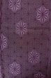 Photo4: Mint P0916L Vintage Japanese kimono Dark Grayish Purple HITOE unlined for women / Wool. Hemp leaf (Grade A) (4)