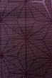 Photo6: Mint P0916L Vintage Japanese kimono Dark Grayish Purple HITOE unlined for women / Wool. Hemp leaf (Grade A) (6)