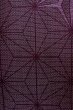 Photo7: Mint P0916L Vintage Japanese kimono Dark Grayish Purple HITOE unlined for women / Wool. Hemp leaf (Grade A) (7)