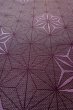 Photo8: Mint P0916L Vintage Japanese kimono Dark Grayish Purple HITOE unlined for women / Wool. Hemp leaf (Grade A) (8)