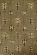 Photo3: P0916M Vintage Japanese kimono Grayish Brownish Beige HITOE unlined for women / Wool. Parallel Cross (Grade C) (3)