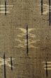Photo6: P0916M Vintage Japanese kimono Grayish Brownish Beige HITOE unlined for women / Wool. Parallel Cross (Grade C) (6)