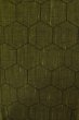 Photo3: P0916N Vintage Japanese kimono Dark Yellow HITOE unlined for women / Wool. Tortoise-shell pattern(Hexagonal pattern) (Grade A) (3)