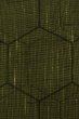Photo5: P0916N Vintage Japanese kimono Dark Yellow HITOE unlined for women / Wool. Tortoise-shell pattern(Hexagonal pattern) (Grade A) (5)