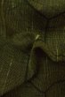 Photo9: P0916N Vintage Japanese kimono Dark Yellow HITOE unlined for women / Wool. Tortoise-shell pattern(Hexagonal pattern) (Grade A) (9)
