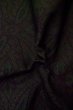 Photo10: Mint P0916O Vintage Japanese kimono Dark Brown HITOE unlined for women / Wool. Abstract pattern (Grade A) (10)