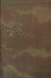 Photo4: P0916P Vintage Japanese kimono Brown HITOE unlined for women / Wool. Abstract pattern (Grade B) (4)