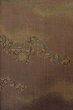 Photo6: P0916P Vintage Japanese kimono Brown HITOE unlined for women / Wool. Abstract pattern (Grade B) (6)