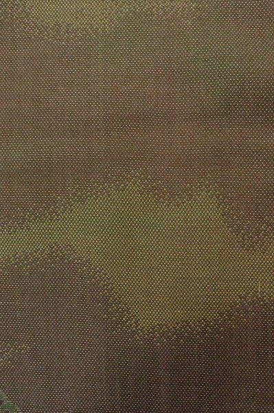 Photo7: P0916P Vintage Japanese kimono Brown HITOE unlined for women / Wool. Abstract pattern (Grade B) (7)