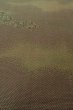 Photo8: P0916P Vintage Japanese kimono Brown HITOE unlined for women / Wool. Abstract pattern (Grade B) (8)