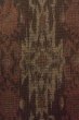 Photo5: Mint P0916Q Vintage Japanese kimono Brown HITOE unlined for women / Wool. Abstract pattern (Grade A) (5)