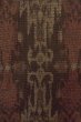 Photo6: Mint P0916Q Vintage Japanese kimono Brown HITOE unlined for women / Wool. Abstract pattern (Grade A) (6)